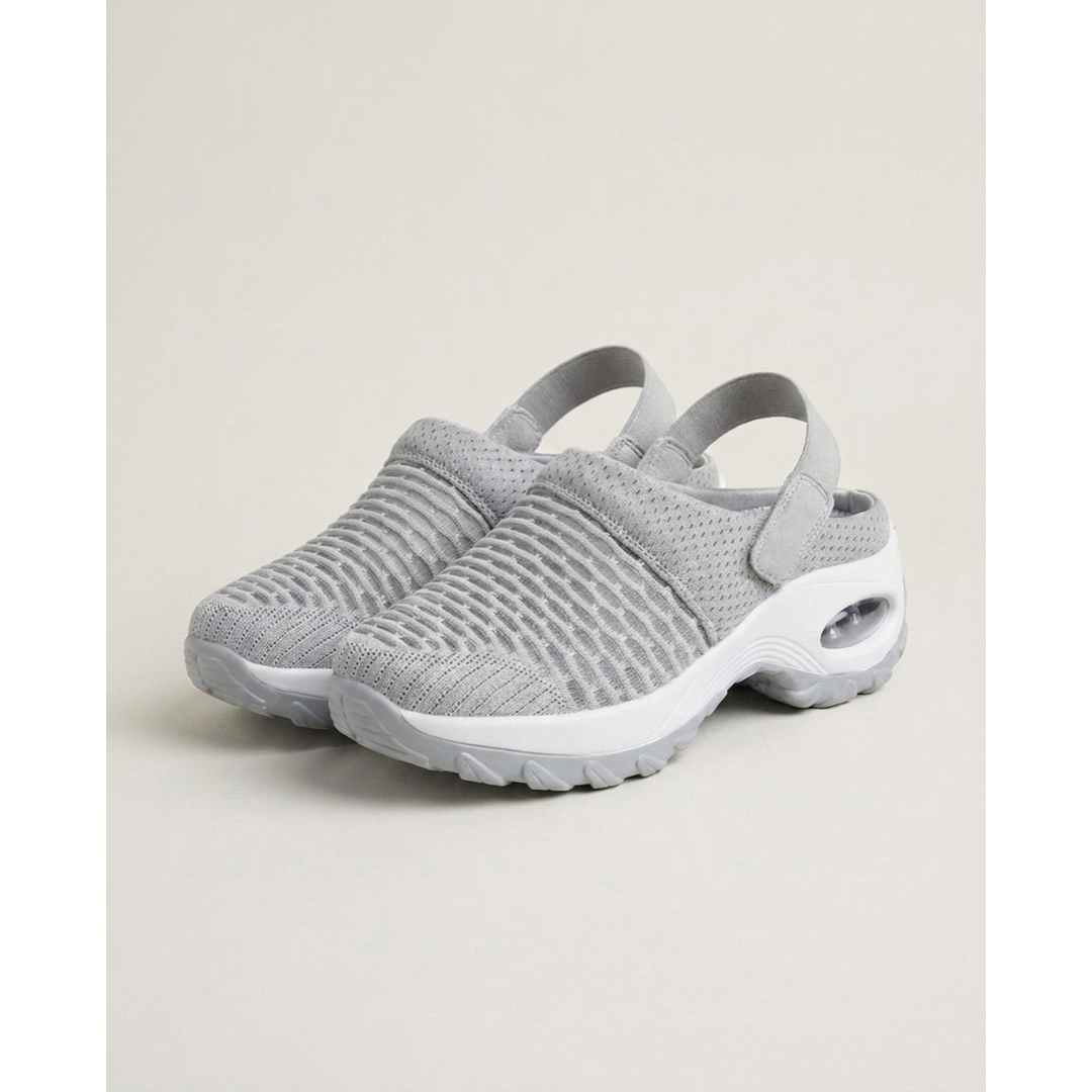 Air-Cushioned Mesh Clogs for Lasting Support