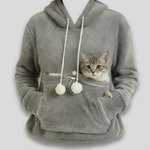 Pet Snuggle Hoodie for Hands-Free Bonding