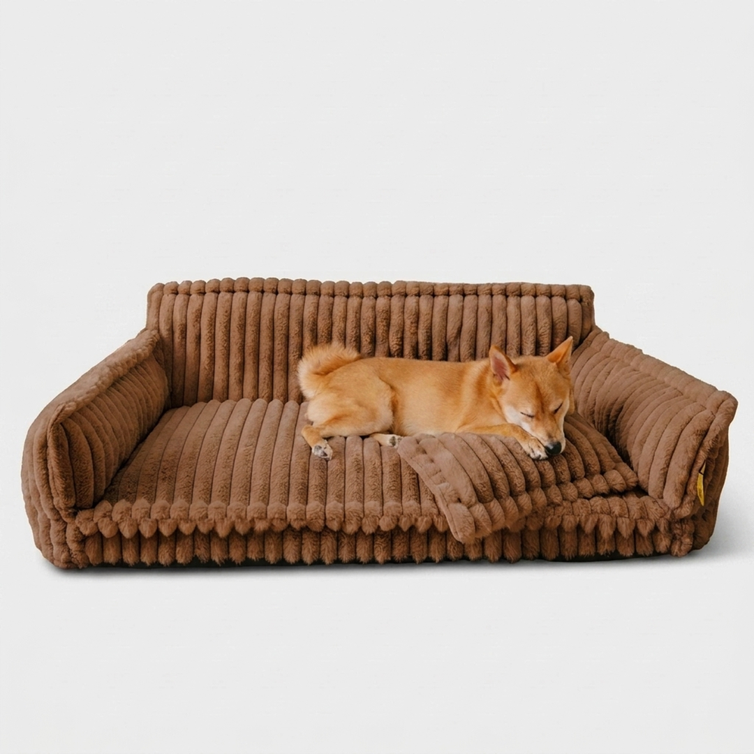 Plush Dog Sofa Bed for Restful Sleep