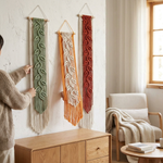 Leaf Macrame Wall Art for Natural Warmth