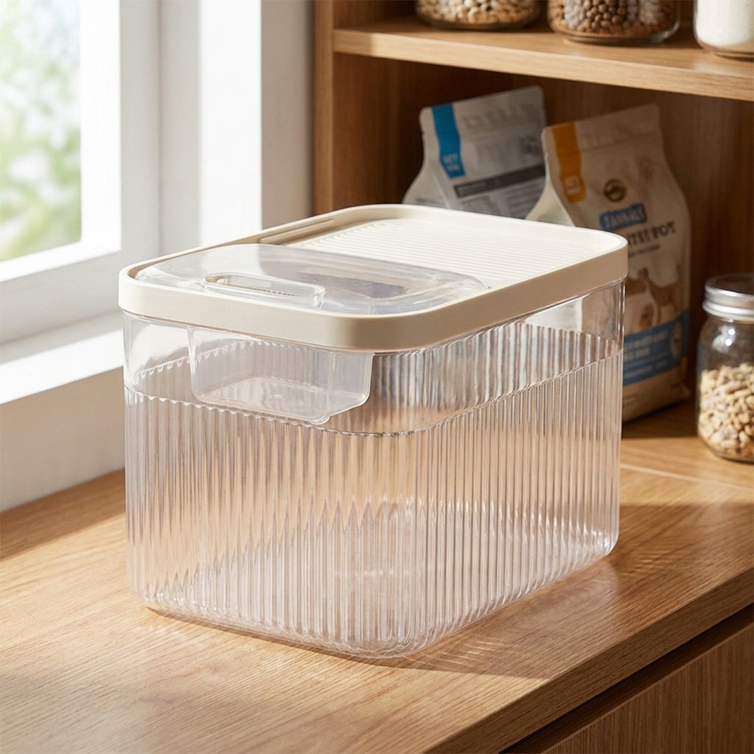 Airtight Pet Food Bin for Fresher Meals
