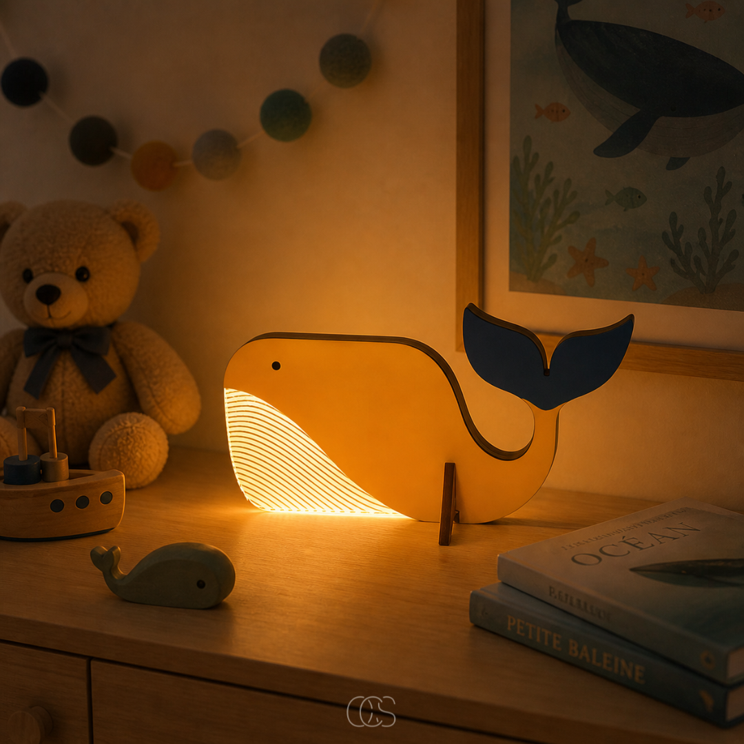 Animal LED Bedside Lamp for Gentle Nighttime Glow