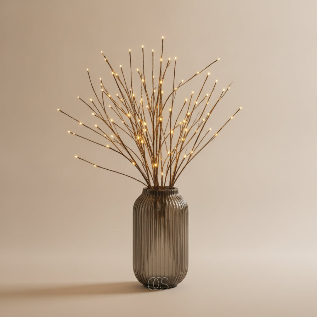 Cordless Lighted Willow Branch for Cozy Corners
