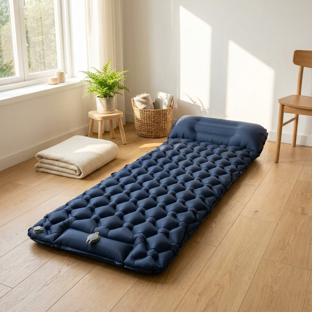 Quick-Inflate Camping Pad for Restful Sleep