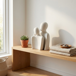 Enduring Bond Ceramic Sculptures – Artful Warmth