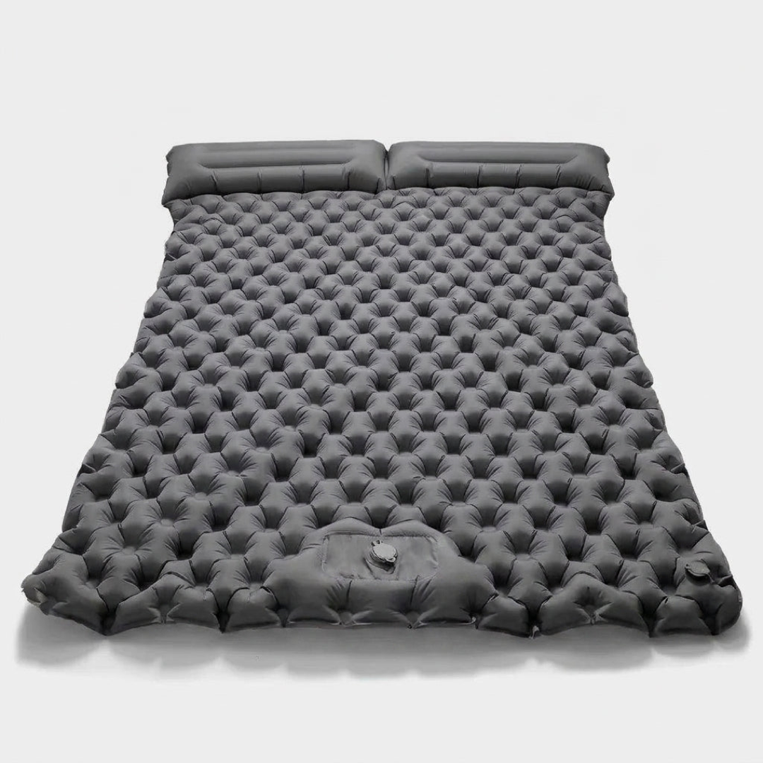 Self-Inflating Double Mattress for Easy Rest