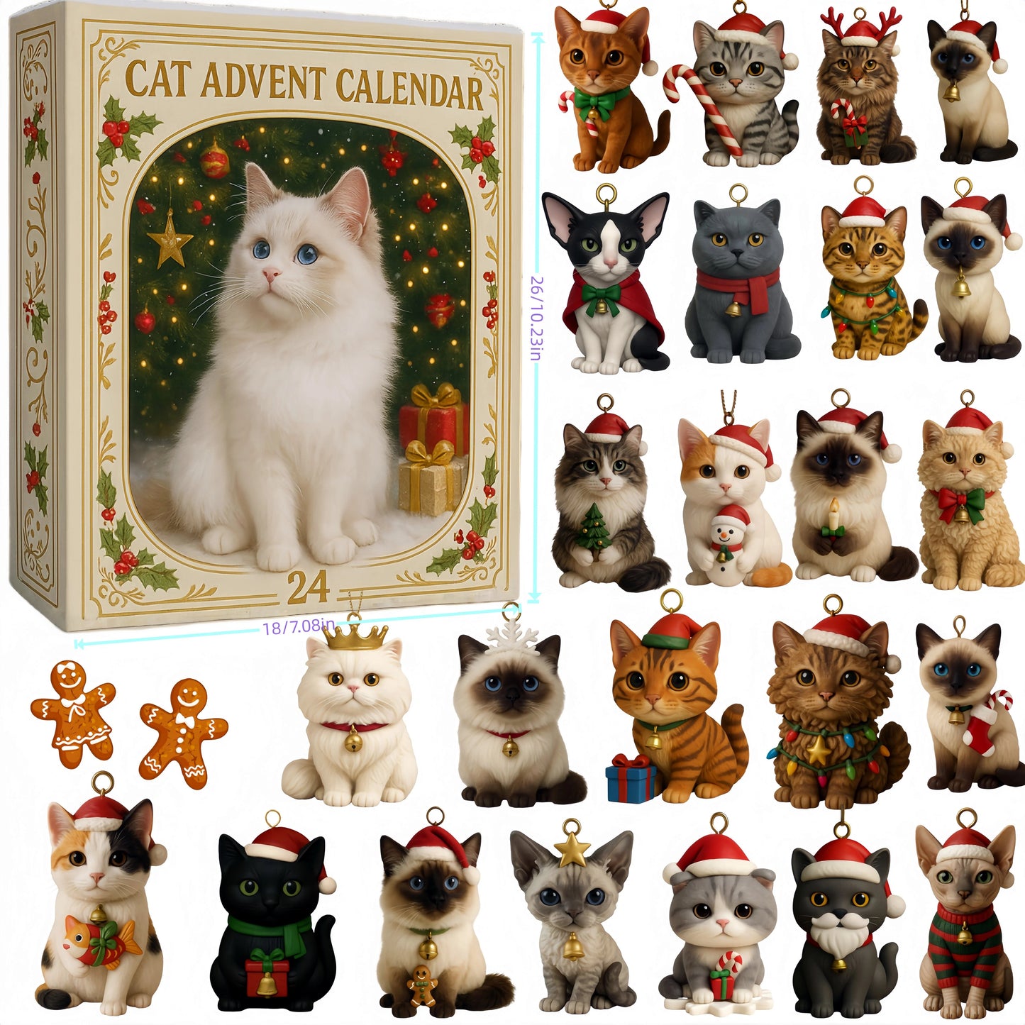 Cat Lovers Advent Calendar For Daily Surprises