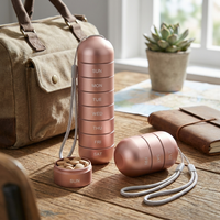 Modular Weekly Pill Case for Secure Carry