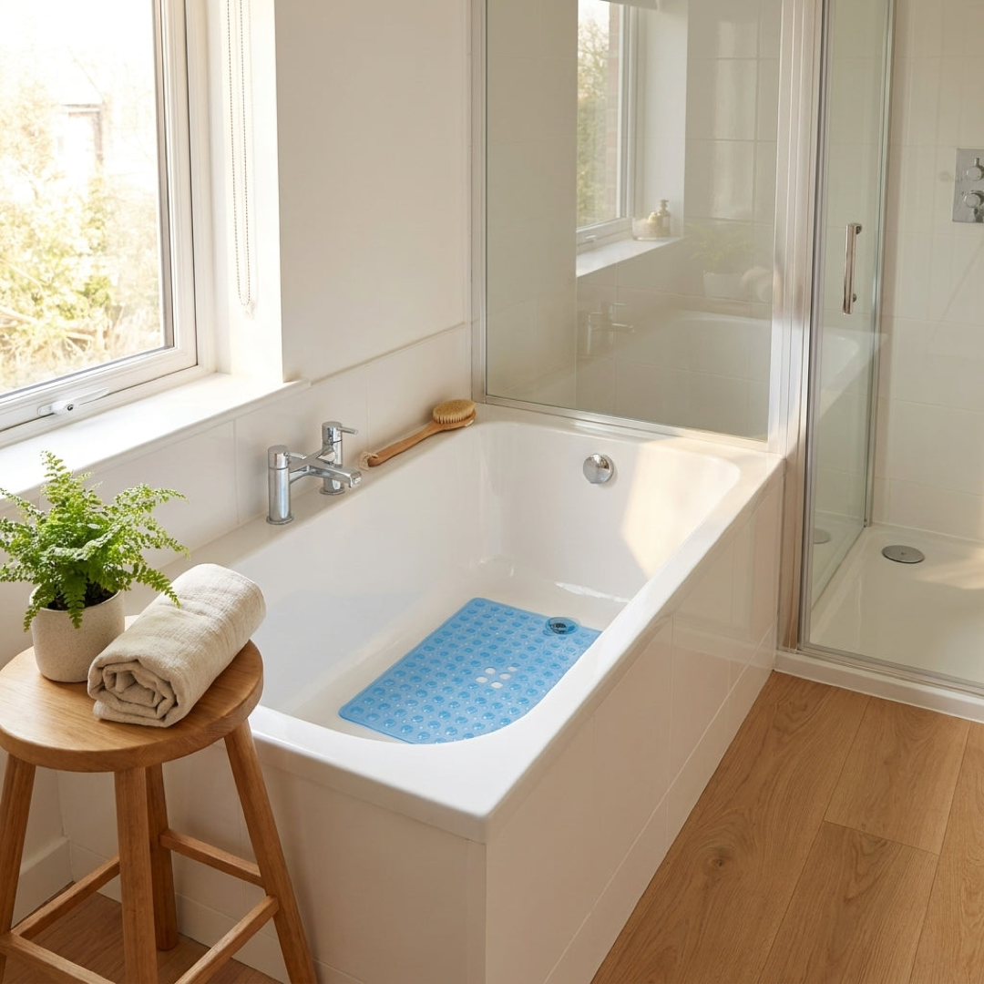 Non-Slip Shower Mat for Safer Footing