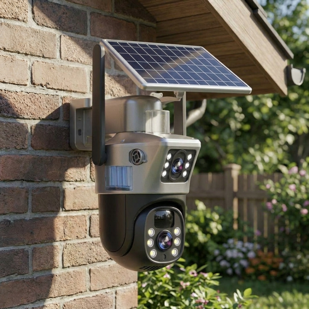 Solar 4K Security Camera for All-Around Monitoring