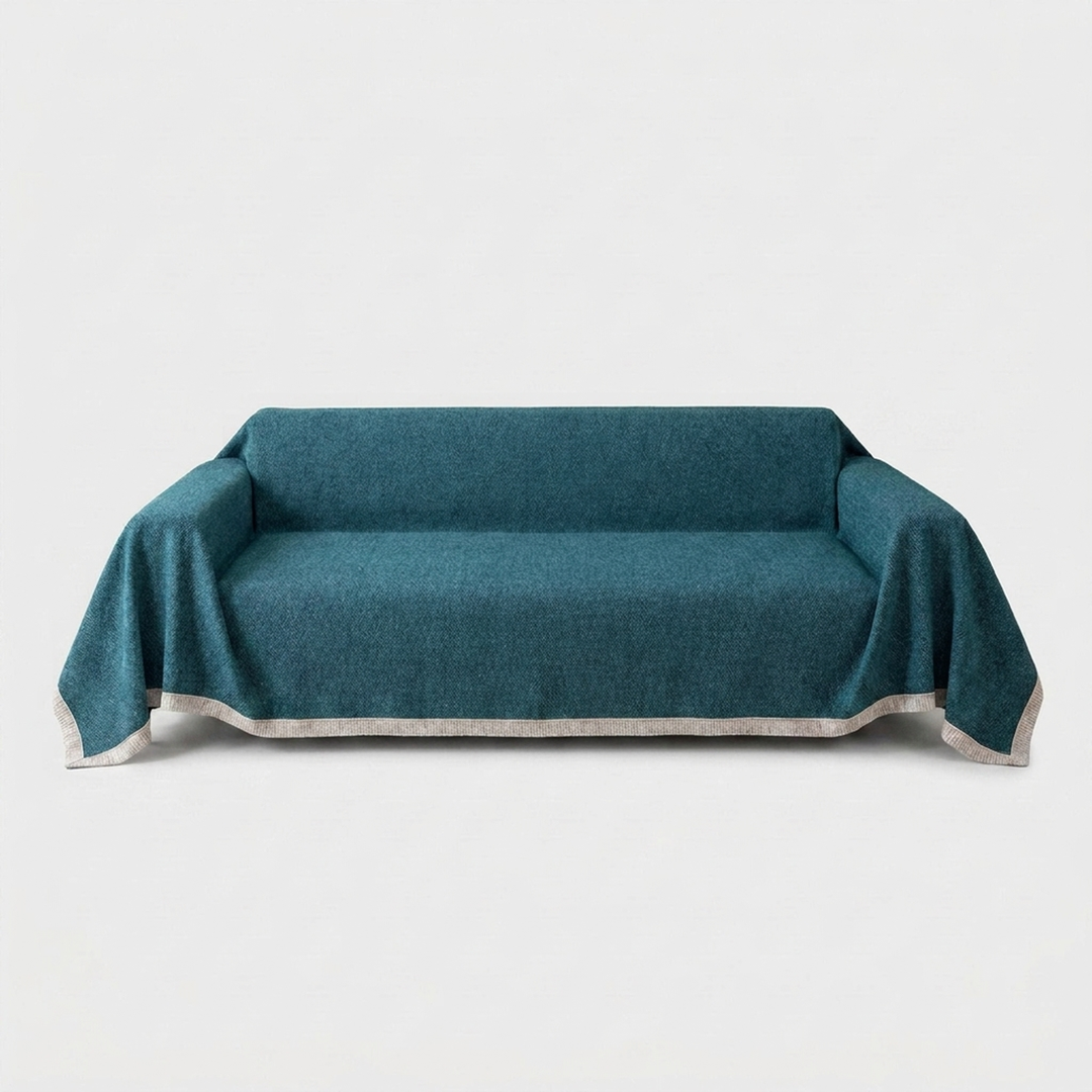 Cotton-Linen Sofa Cover for Secure Comfort