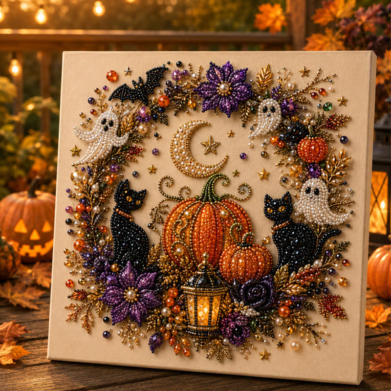 Halloween Bead Art Set For Festive Decor