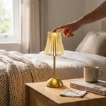 Cordless Crystal Table Lamp for Effortless Ambiance