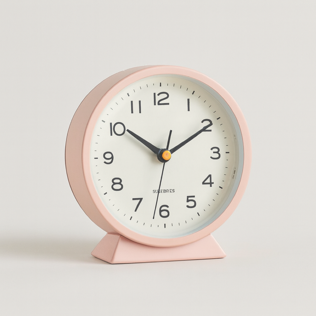 Silent Sweep Alarm Clock for Peaceful Sleep