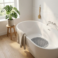 Round Massage Bath Mat for Safer Showers