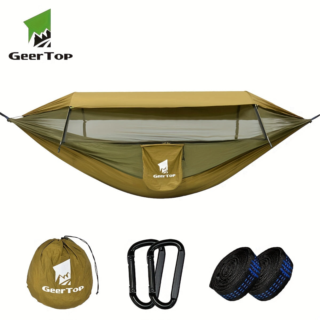 All-Weather Camping Hammock for Protected Rest