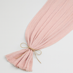 Blush Gauze Table Runner for Effortless Elegance