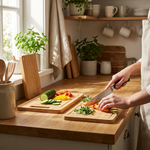 Reversible Bamboo Cutting Board for Hygienic Prep
