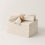 Reusable Linen-Blend Napkins for Elegant Dining