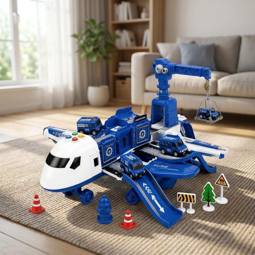 Interactive Airplane Playset for Screen-Free Fun