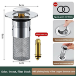 Pop-Up Sink Stopper for Clog-Free Drainage