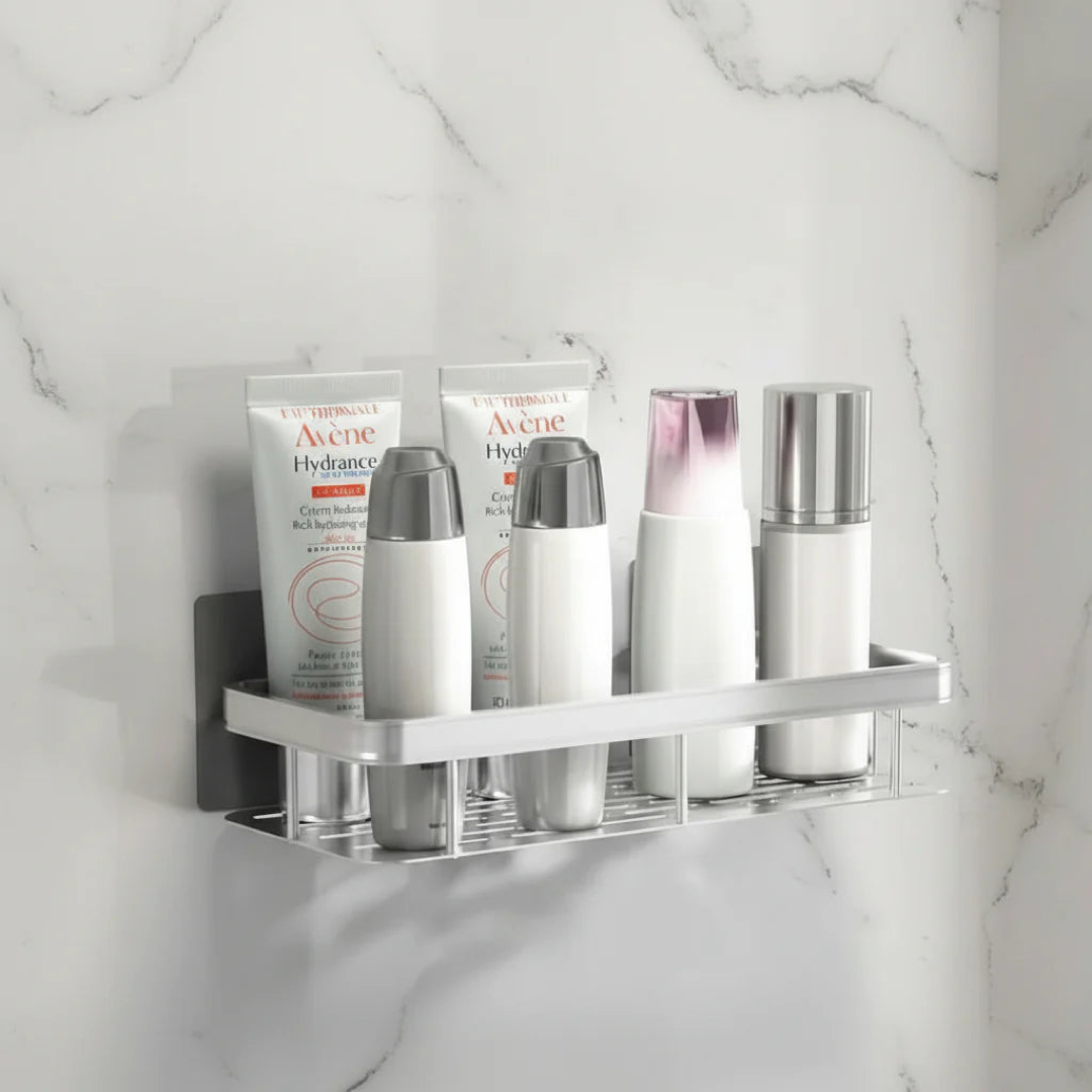 Wall-Mounted Bathroom Shelf for Clutter-Free Counters