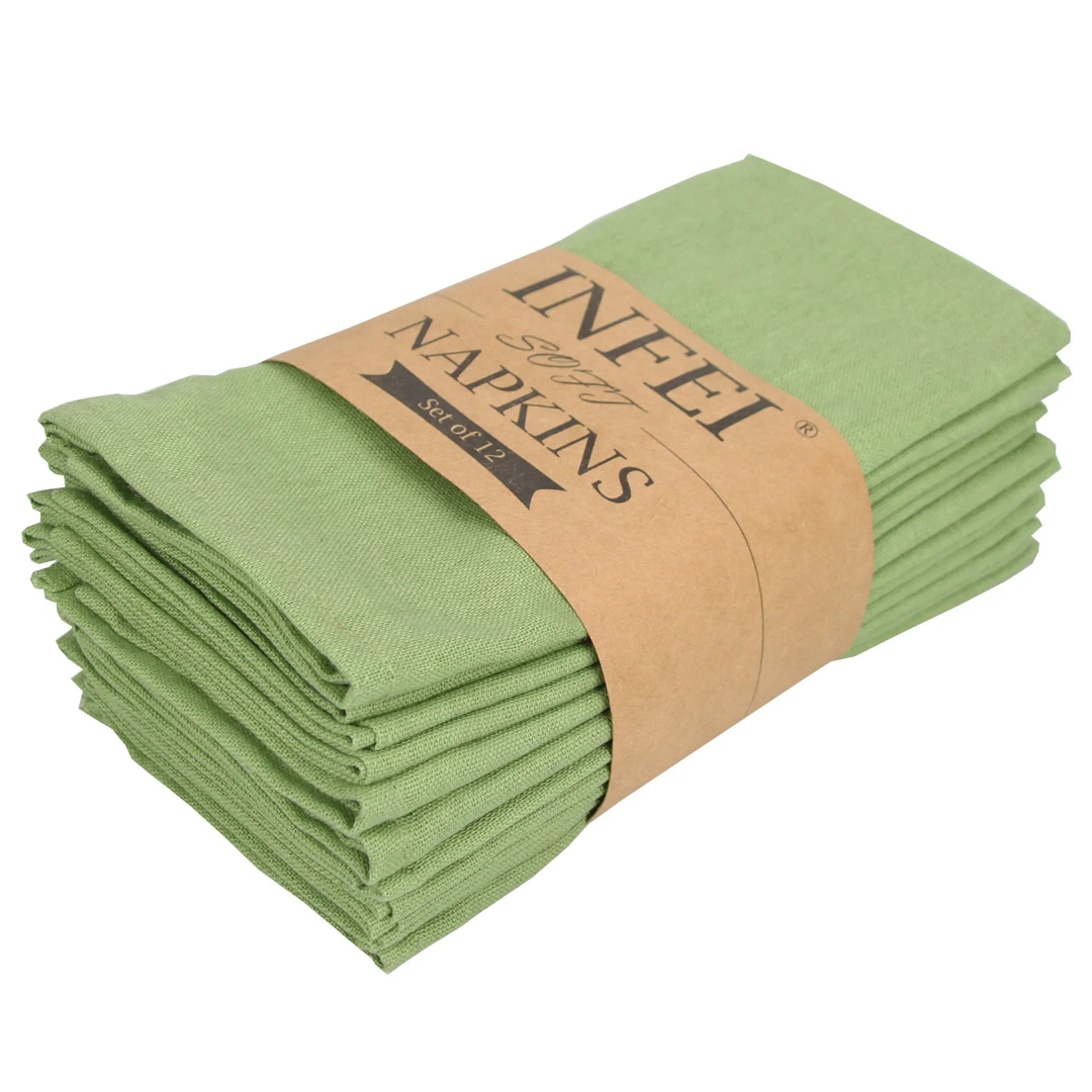 12-Piece Cloth Napkin Set for Effortless Dining