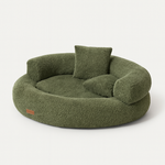 Bolster Donut Cuddler Dog Bed with Washable Cover