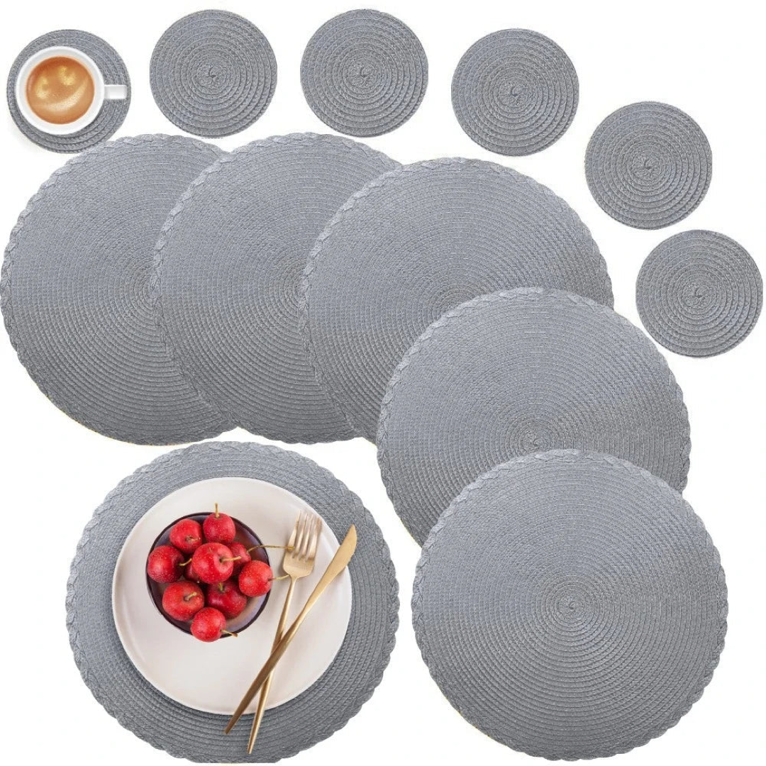 Ramie Table Mats for Heat and Spill Protection