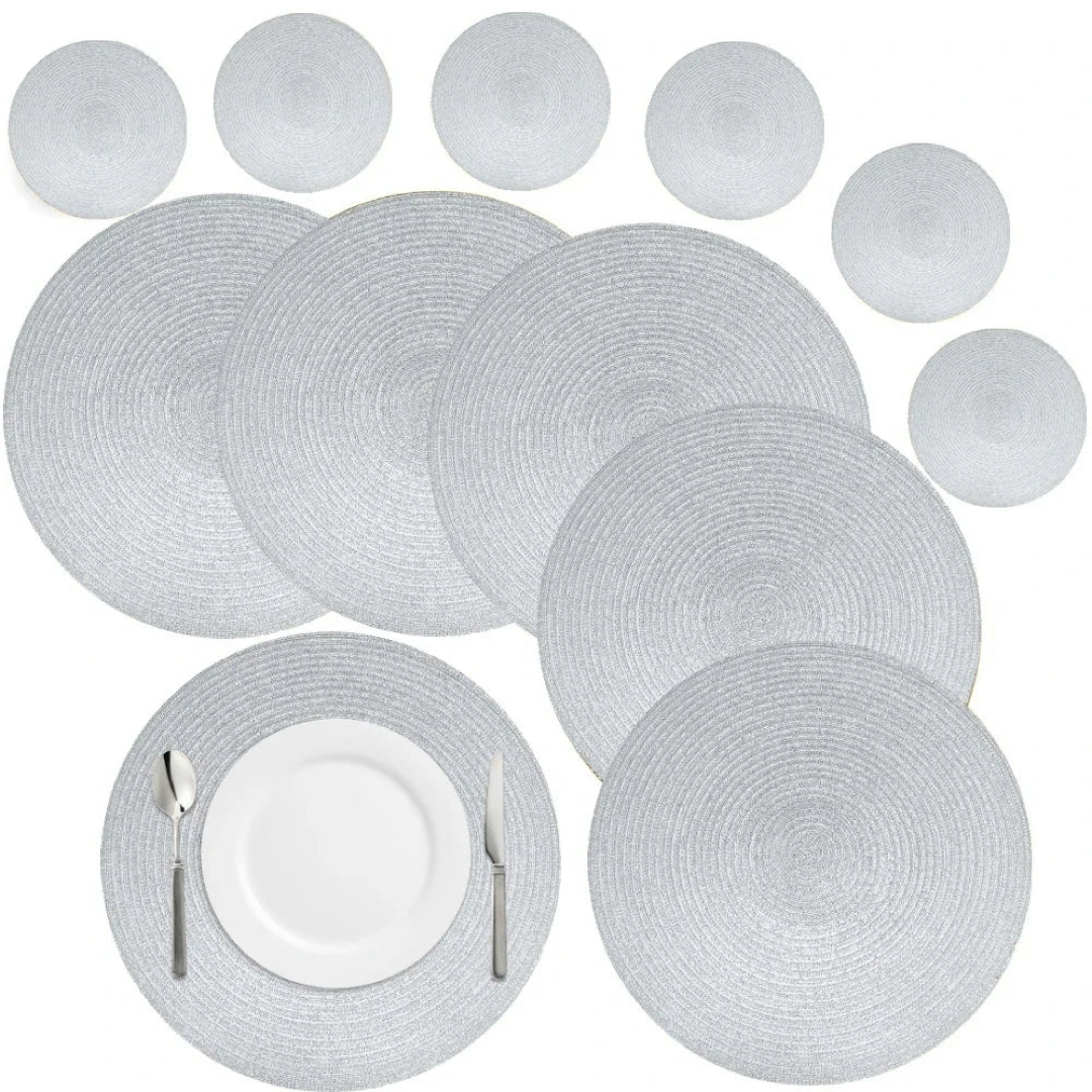 Ramie Table Mats for Heat and Spill Protection