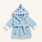 Critter Hood Baby Bathrobe for Cozy Drying
