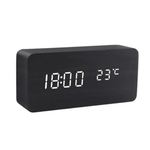 Voice-Activated Wooden Clock for Effortless Timekeeping