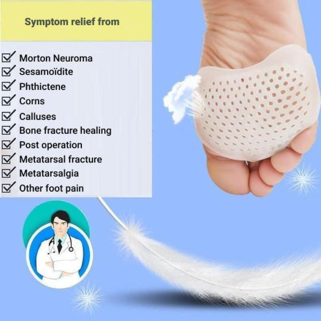 Ventilated Metatarsal Pads for Pressure Relief