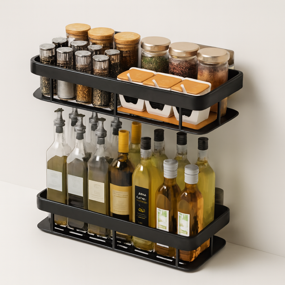 Wall-Mounted Bathroom Shelf for Clutter-Free Counters