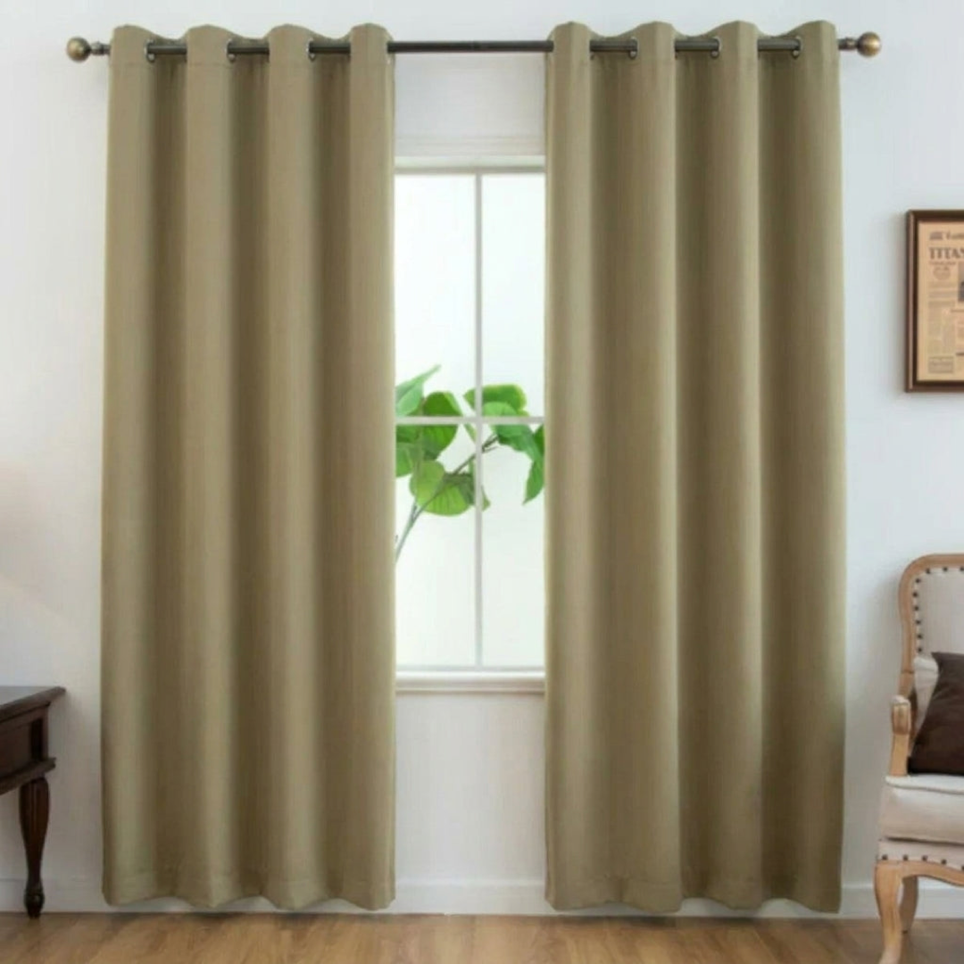 Coated Blackout Curtains for Restful Rooms