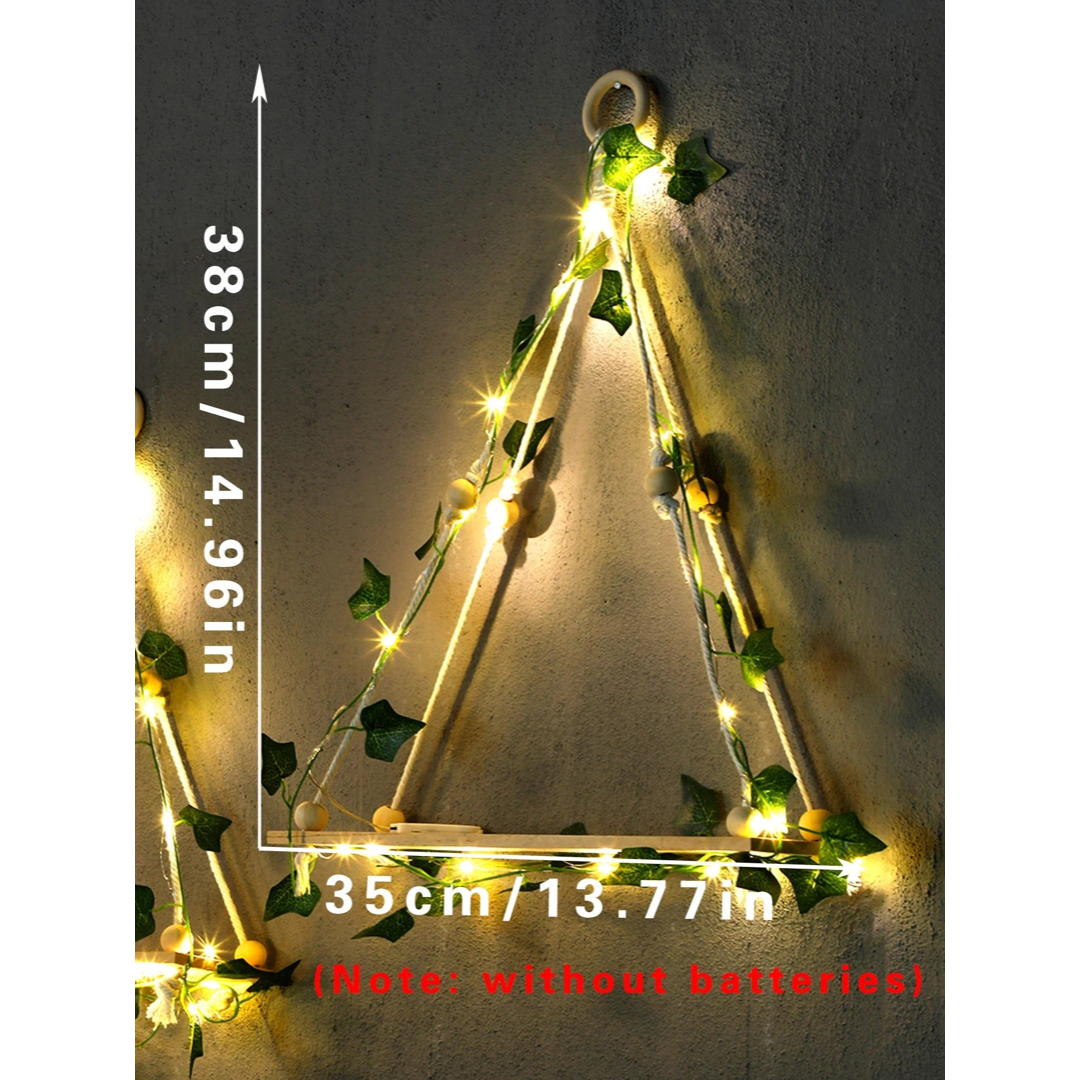 Botanical LED Hanging Shelf for Warm Displays