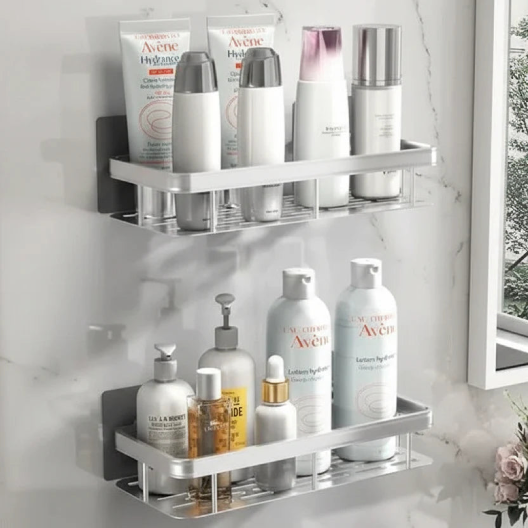 Wall-Mounted Bathroom Shelf for Clutter-Free Counters