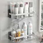 Wall-Mounted Bathroom Shelf for Clutter-Free Counters