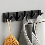Flip-Down Wall Hook for Clutter-Free Storage