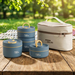 Stackable Insulated Lunch Box for Warm Meals