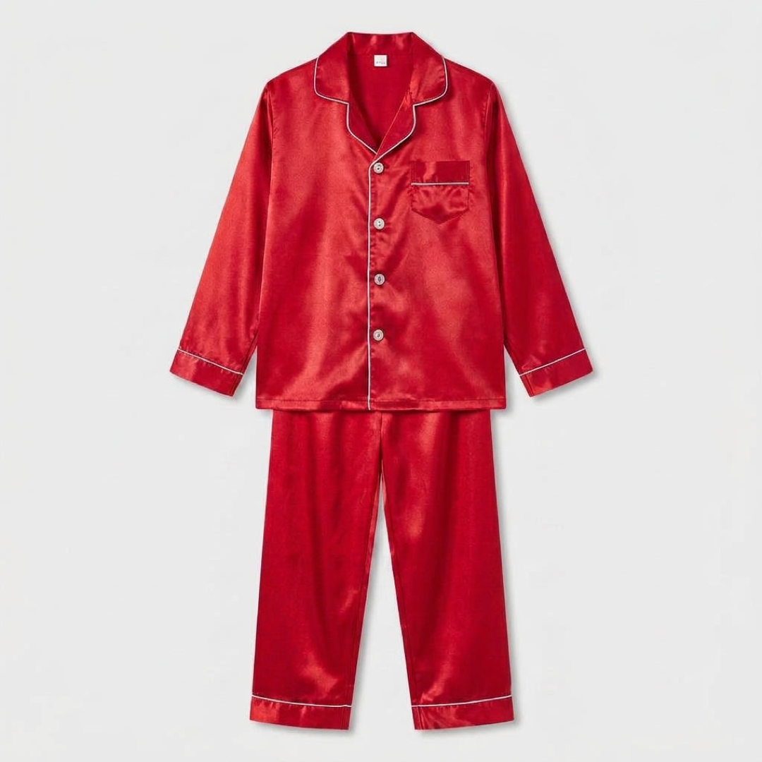Kids Button-Up Pajamas for Cozy Nights