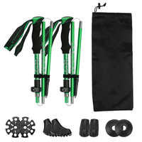 Folding Trekking Pole Pair for Stable Strides
