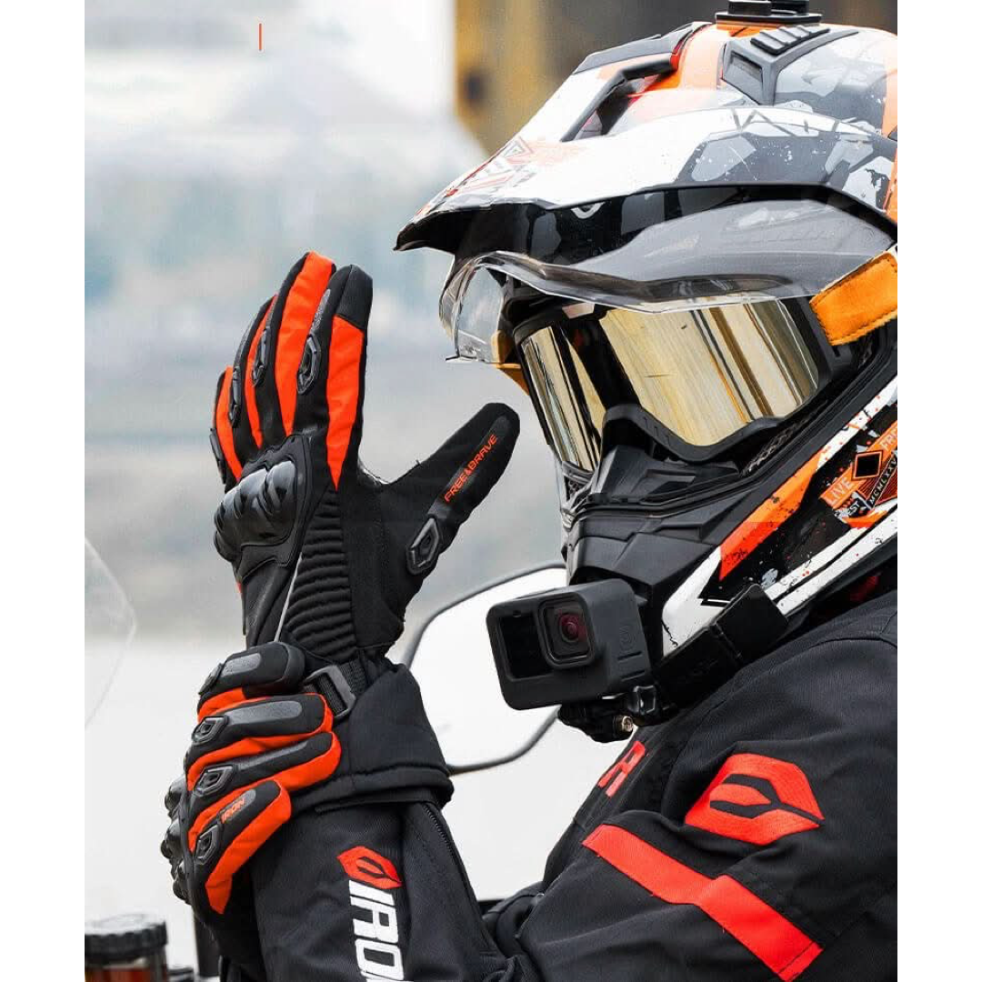 Insulated Motorcycle Gloves for Warm,