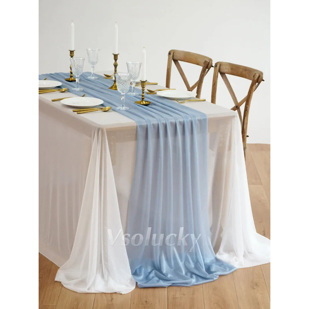 Sheer Table Runner for Effortless Event Styling
