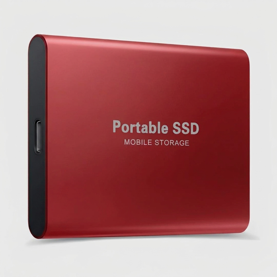 Compact External SSD for Quick Backups