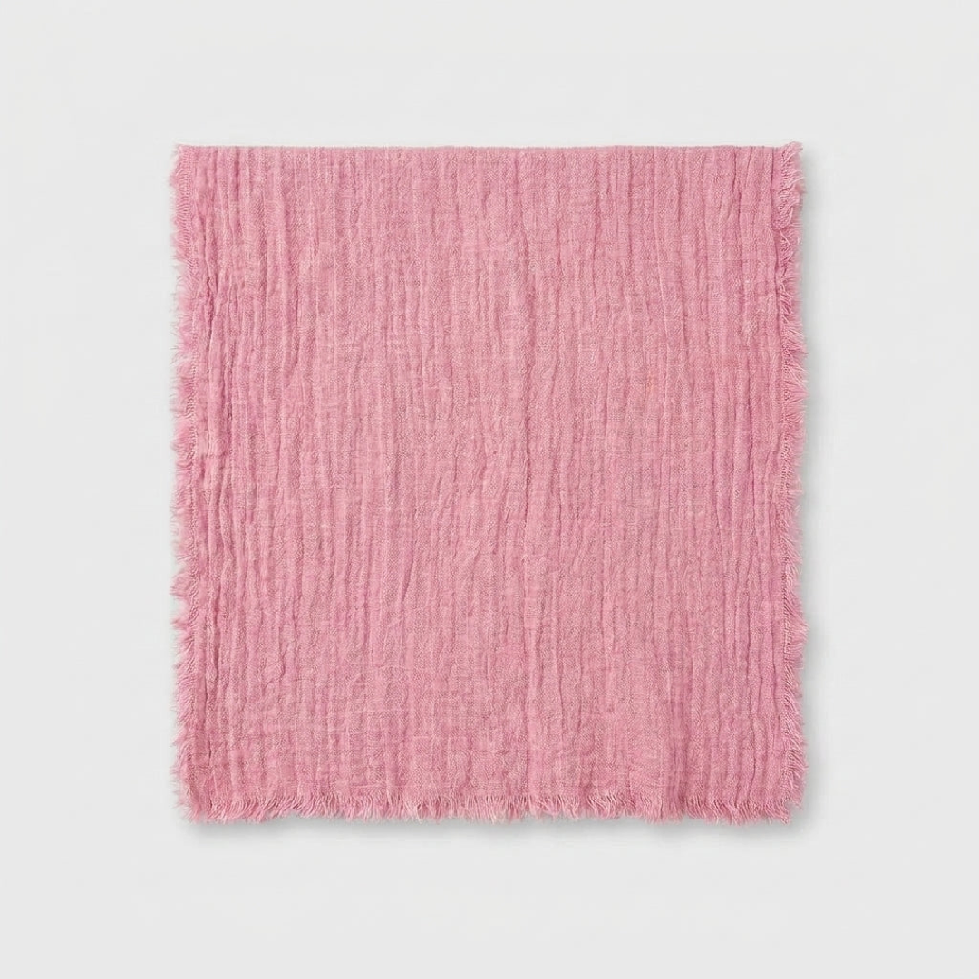 Blush Gauze Table Runner for Effortless Elegance