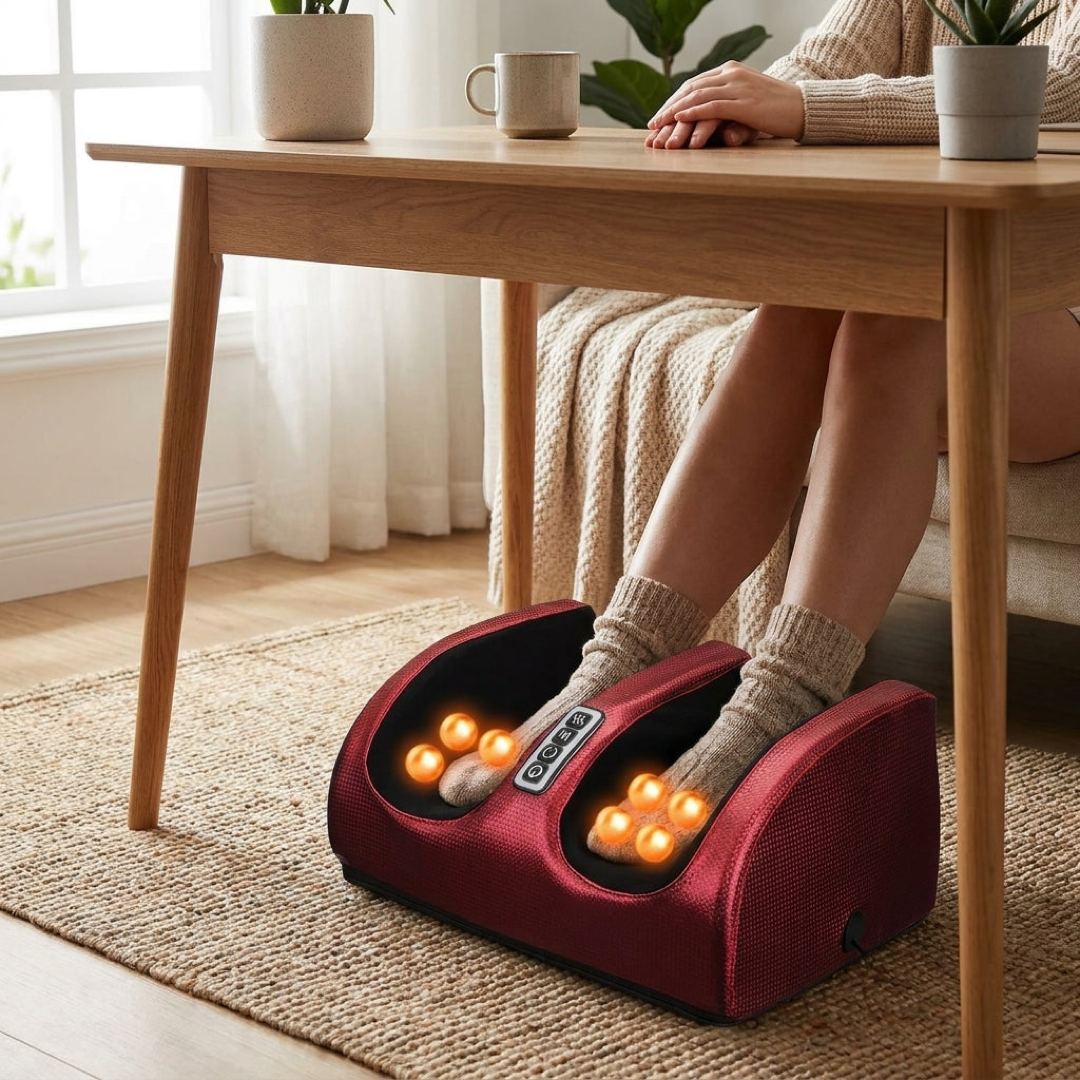 Heated Shiatsu Foot Massager for Daily Relief