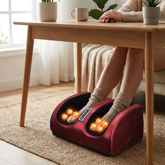Heated Shiatsu Foot Massager for Daily Relief