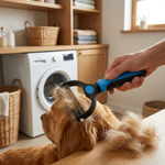 Dual-Sided Pet Rake for Less Shedding