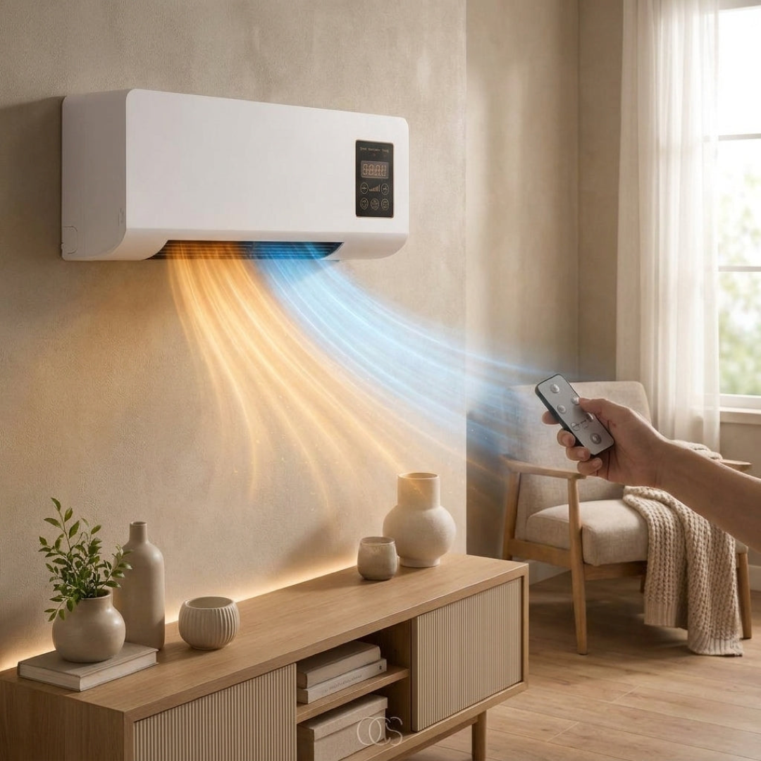 Wall-Mounted Climate Fan for Year-Round Comfort
